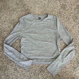 SHEIN Heather Gray Long Sleeve Top